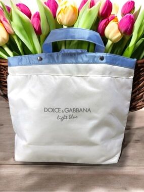 Dolce‎ & Gabbana Light Blue Tote Bag NEW | Gift for Showers, Weddings, Birthdays
